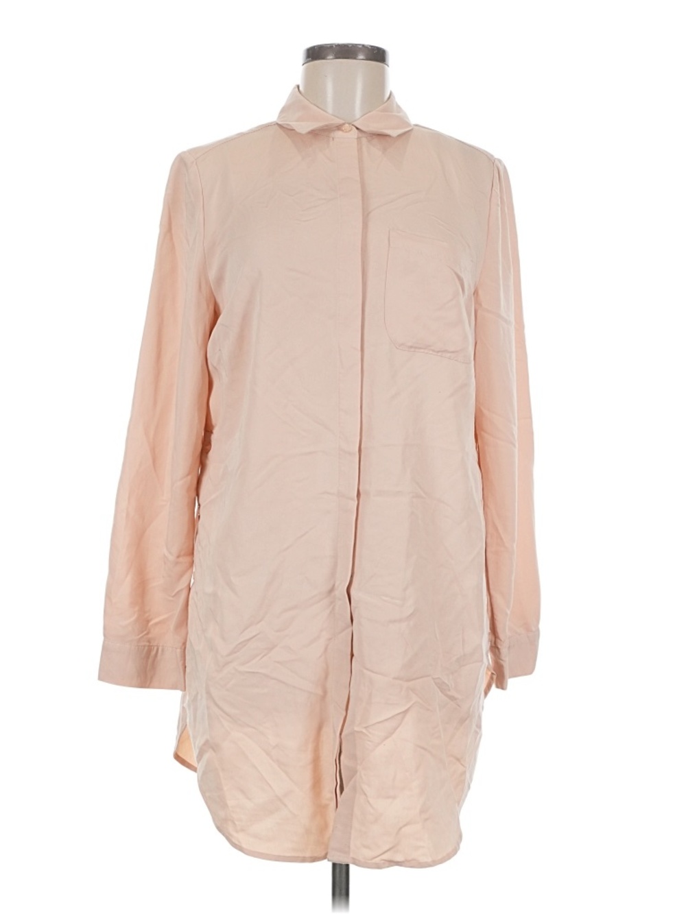 Chico's Soft Blush Pink Blouse, wrinkle resistant! Size 3 L-XL $4.99 shipping